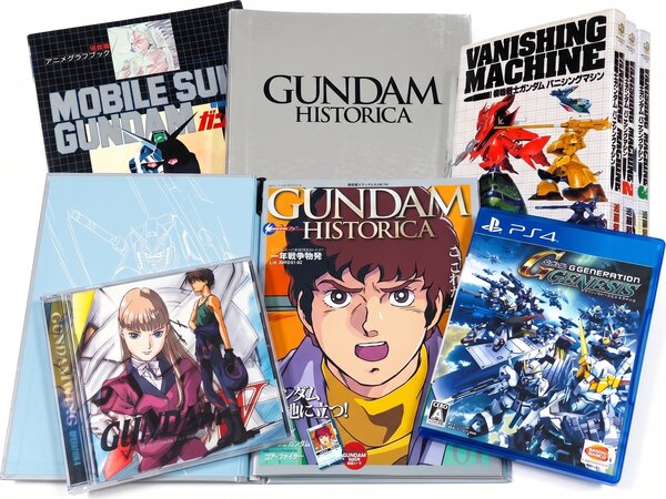 ガンダムDVD、ゲーム、書籍、CD