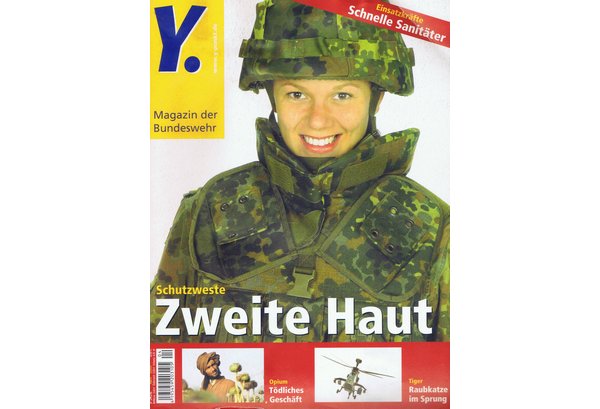 ドイツ軍専門誌 Y. Magazin der Bundeswehr Schutzweste Zweite Haut